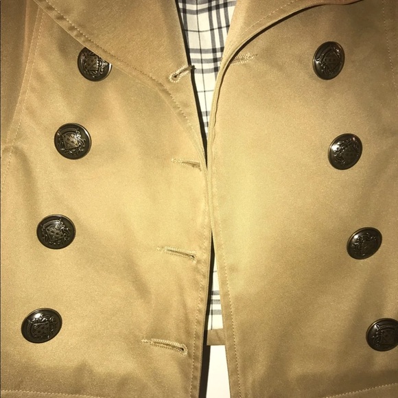 Sold - Camel Burberry Short Trench! - Picture 2 of 7